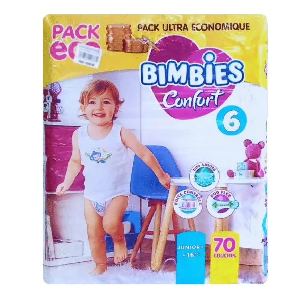BIMBIES – N6 -70p Bimbies N 6 - 70 Couches - الصورة 1